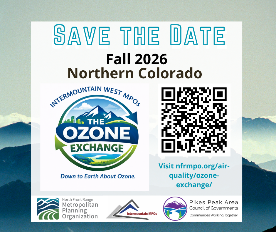 Intermountain West Ozone Exchange save the date: Fall 2026 informational flyer