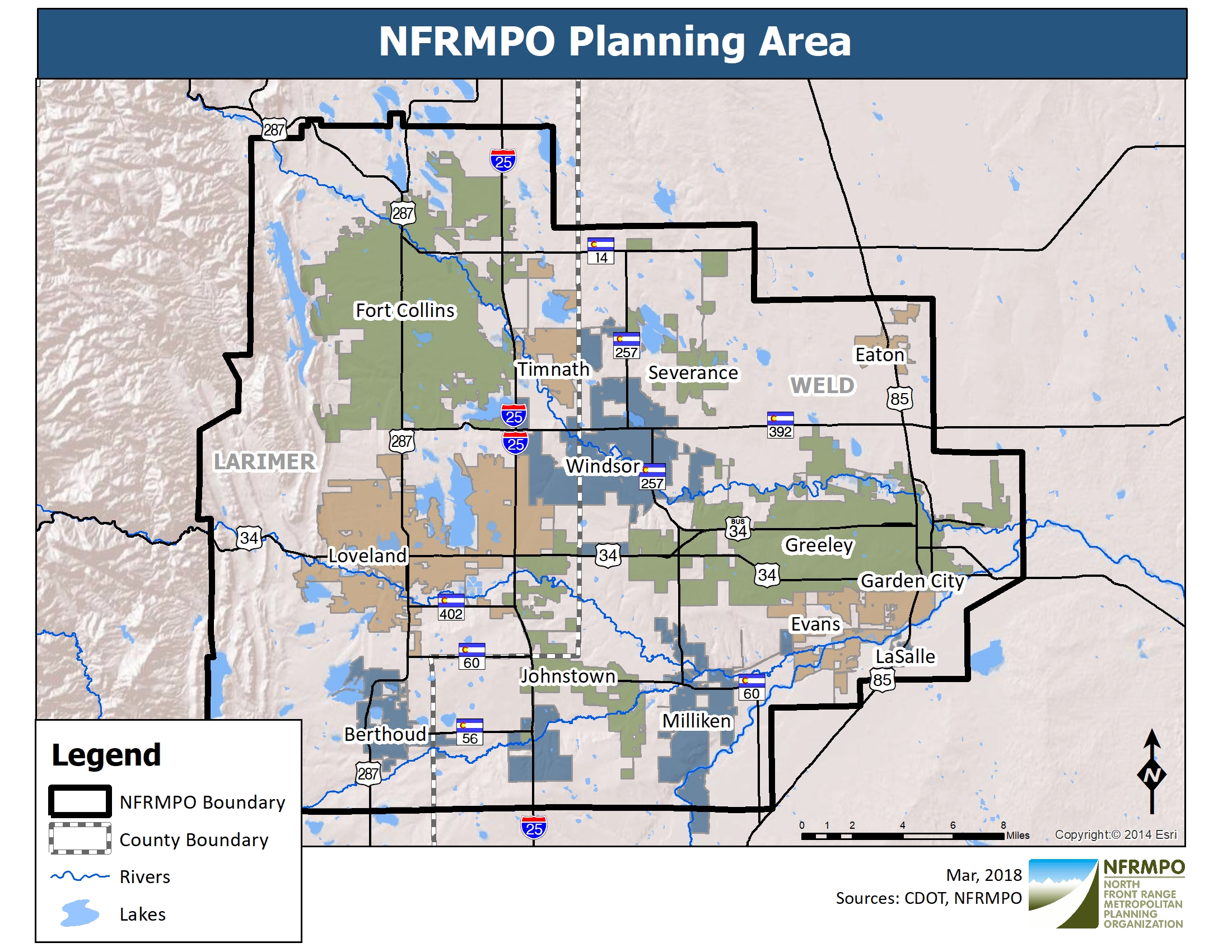 NFRMPO Planning Boundary Area